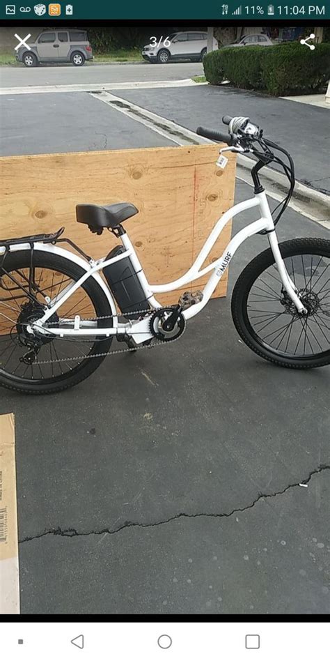 murf electric beach cruiser  murf bike   excellent condition   bought