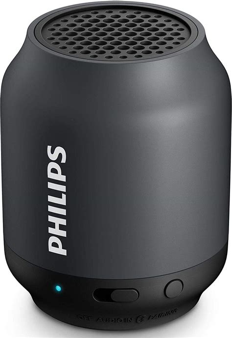philips btb portable wireless bluetooth speaker black aarav mart