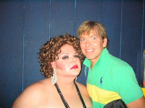 with layla larue miss gay texas before crowning