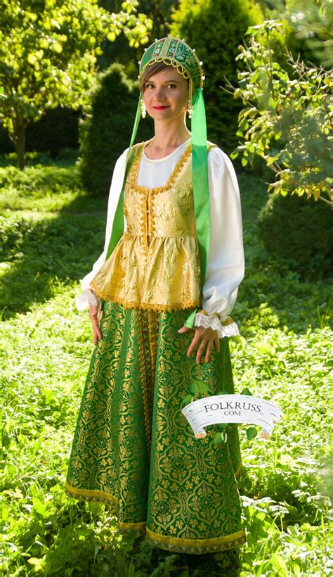 Russian Traditional Slavic Dress For Woman Sudarinya