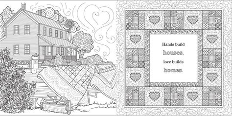 amish quilts  proverbs coloring book