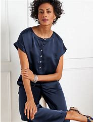 Image result for womens satin tops