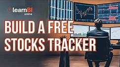 How To Build Your Own Stock Portfolio Tracker Dashboard For FREE