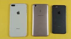 Iphone 8 plus Vs Iphone 7 Vs Oppo F5 | Speed Test & Comparison