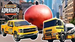 Mason and Kayla James Save the Big Apple With Construction Vehicles 🏗️🚧 | Kids Cartoon | Matchbox