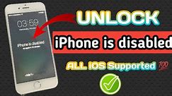 How To Unlock Disabled iPhone/iPad/iPod Without Passcode(No Data Loss)Fix iPhone is disabled!