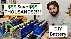 Build your own solar battery and save thousands $$$