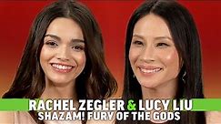 Shazam 2: Rachel Zegler and Lucy Liu on Fury of the Gods and Dragon Riding 101