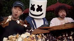 ASMR WORLD'S LARGEST S'MORE MUKBANG with MARSHMELLO & BENNY BLANCO | COOKING & EATING SOUNDS