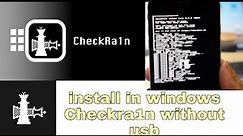 How To Install Checkra1n On Windows Without Usb