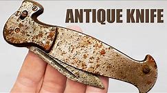 Unique Automatic Knife Restoration. Broken Blade