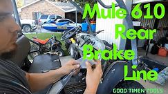 Kawasaki Mule 610 Rear Brake Line Replacement