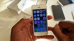 Apple iPhone 5s (Verizon) Silver Unboxing and Impressions
