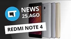 Novo Redmi Note 4, primeiros táxis autônomos do mundo, Galaxy Note 7 vs iPhone 6s e +