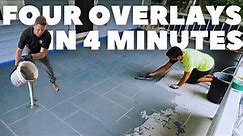 4 Ways to RESURFACE CONCRETE in 4 Minutes!!