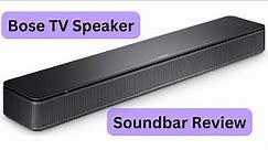 Bose TV Speaker Soundbar Review | Traditional Bose Sound - Compact Design