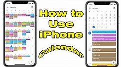How to Use iPhone Calendar App & Set reminders and Alerts