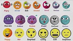 List of Emotions and Feelings | Feeling Words and Emotion Vocabulary Words