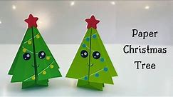 How To Make Easy Paper Christmas Tree For Kids / Nursery Craft Ideas /Paper Craft Easy/ KIDS crafts