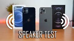 iPhone 12 & iPhone 12 Pro Speaker Test!!