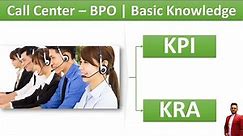 KPI & KRA in BPO | Call Center