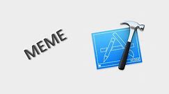 Develop simple MEME Generator in Xcode