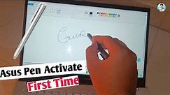 Asus Pen Active Connect | How to Asus Touch Pen Activate | Asus pen how to use