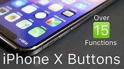 iPhone X Buttons - All Functions Explained
