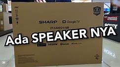 SHARP GOOGLE TV + SPEAKER KEREN ‼️NEW SHARP 42INCH 2T-C42EG1I-SB TERBAIK EMANG ‼️