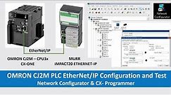 OS4. OMRON CJ2M PLC Ethernet/IP Communication (MURR IO as EIP Device)