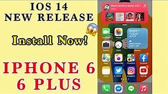 IOS 14 FOR IPHONE 6 - IPHONE 6 PLUS | NEW RELEASE | INSTALL NOW!