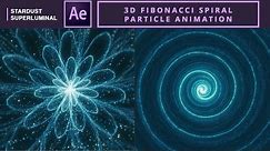 3D Fibonacci Spiral Particle Animation | After Effects Tutorial