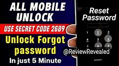 Unlock Android Phone Password Lock Without Reset & Data Loss | How To Unlock Phone Forgot Password