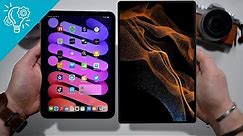Samsung Galaxy Tab S8 VS iPad Mini 6 - Which One is the Best Mini tablet?