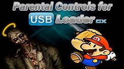 Parental Controls for USB Loader GX on the Nintendo Wii (Password Reset)
