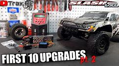 First 10 Upgrades for the Traxxas Slash VXL! | Beginners Guide to the Best Hop-Up Parts! | Trax RC