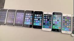 iPhone 6 Plus vs 6 vs 5S vs 5C vs 5 vs 4S vs 4 vs 3GS vs 3G vs 2G Drop Test