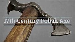 Antique 17th Century Polish Horsemen Battle Axe Czekan