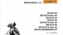 2020 KTM & Husqvarna Repair Manuals