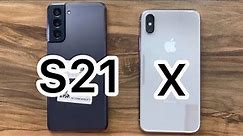 Samsung Galaxy S21 vs iPhone X