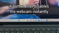 Every laptop should have this feature! Camera privacy shutter button #laptop #techtips