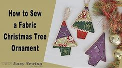 How to Sew a Fabric Christmas Tree Ornament