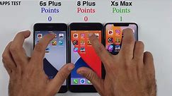 iPhone 6S Plus vs. iPhone 8 Plus vs. iPhone XS Max #speedtest #apple #technology #tech #fyp #viral #fypシ