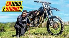 Riding an Insane 1000cc 2 Stroke Dirt Bike!