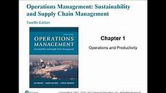Chapter 1: Operations & Productivity