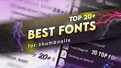 Pixellab Font Download Link | TOP 20 BEST FONTS FOR THUMBNAILS