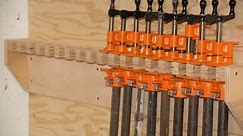 How To Make A Pipe Clamp Storage Rack