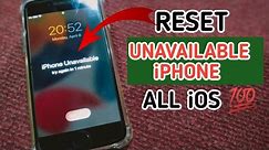 How To Reset Unavailable iPhone Passcode Without Computer All ioS | Disabled iPhone Fixed 100%