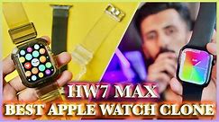 BEST APPLE WATCH SERIES 7 REPLICA - HW7 MAX (Stainless Steel) UNBOXING!