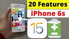 iOS 15 On iPhone 6s (20 New Amazing Features) | What’s New On iOS 15 | iPhone 6s on iOS 15 || iOS 15